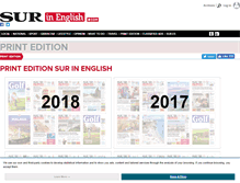 Tablet Screenshot of print-edition.surinenglish.com